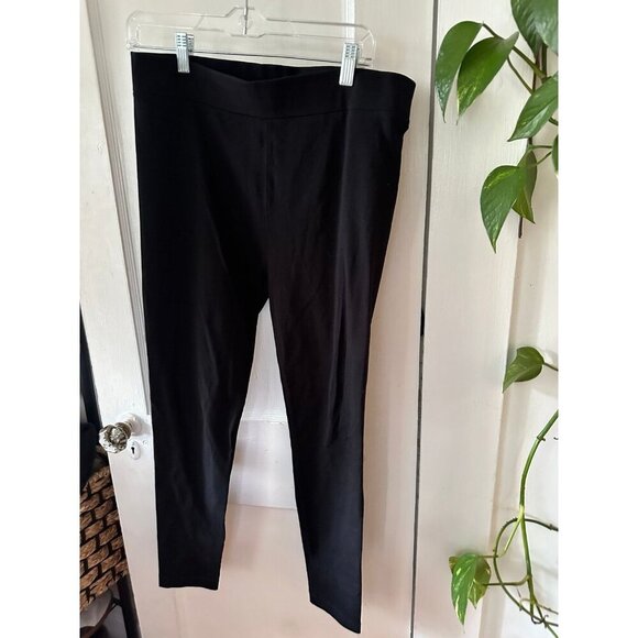 Lou & Grey for Loft women’s size large black leggings - Picture 2 of 6
